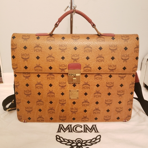 mcm briefcase vintage